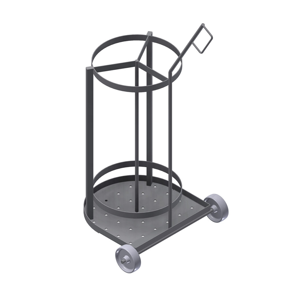 Wózek na kije wędzarnicze — NEVSA